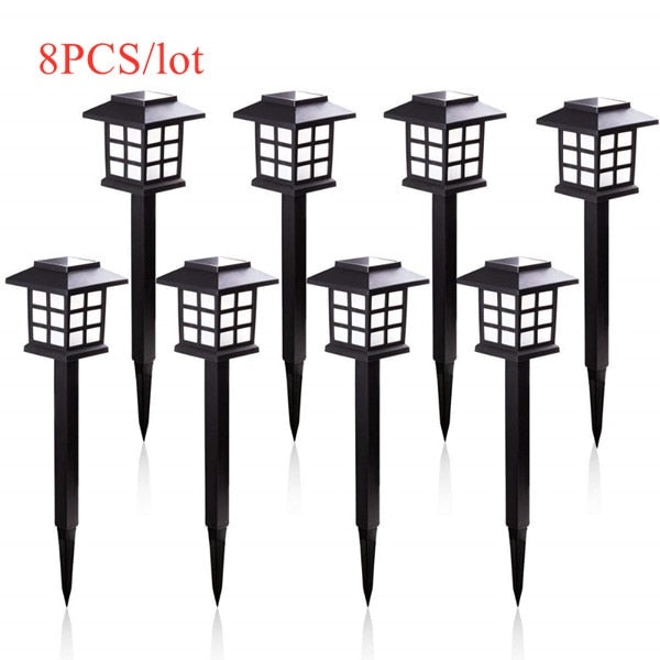 LED Solar Pathway Lights - Waterproof & Energy-Saving for Garden, Landscape, Yard, Patio, Driveway, Walkway