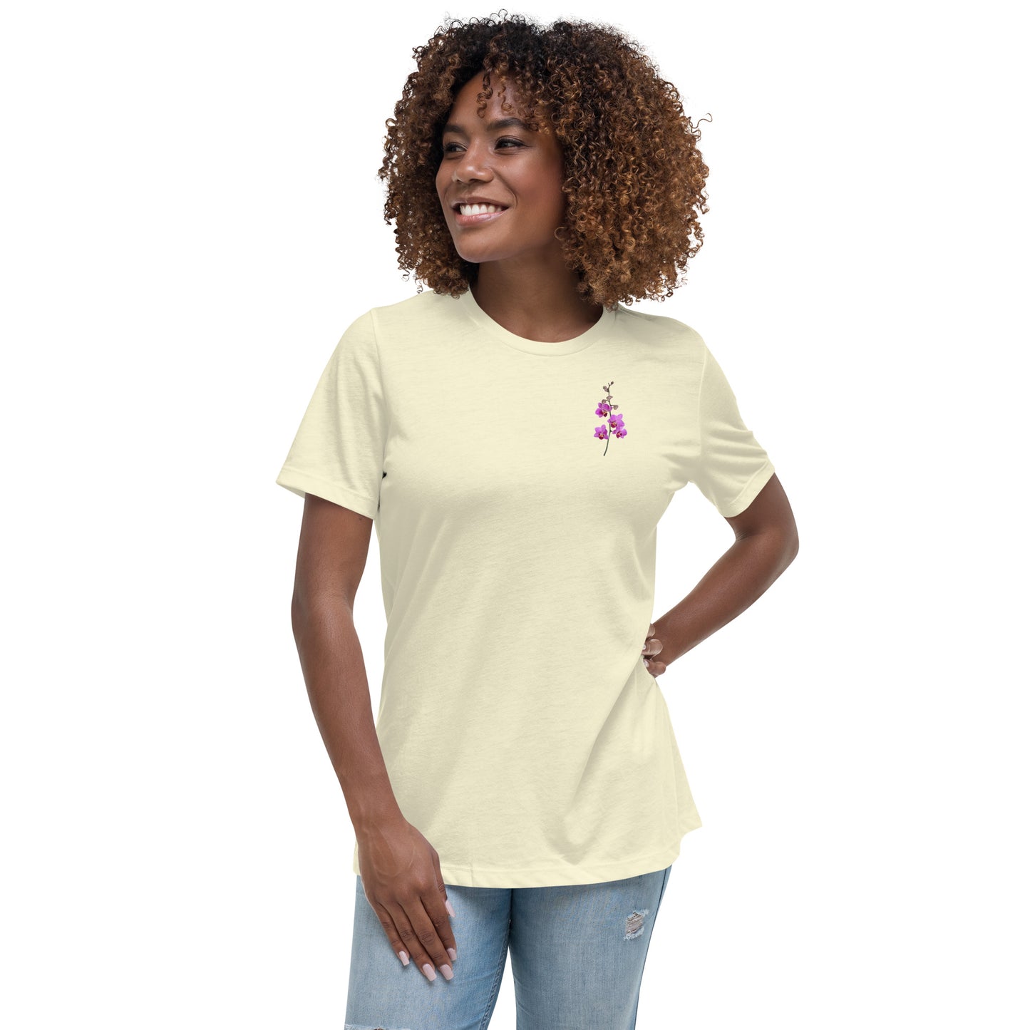 "Floral Printed Women's Relaxed T-Shirt: Ultimate Softness & Comfort"