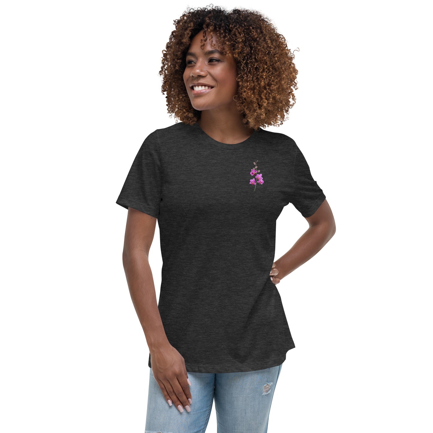 "Floral Printed Women's Relaxed T-Shirt: Ultimate Softness & Comfort"