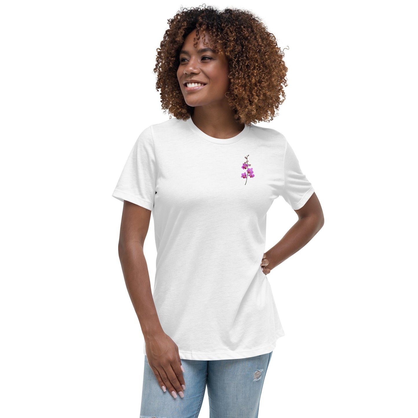"Floral Printed Women's Relaxed T-Shirt: Ultimate Softness & Comfort"
