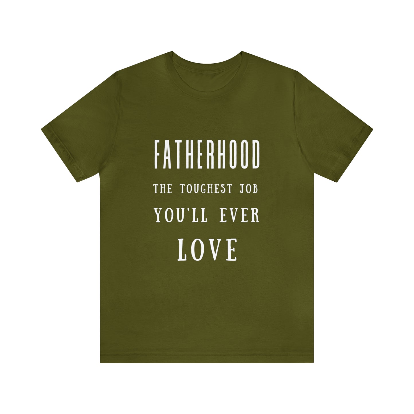 Experience Comfort: Unisex Jersey Short Sleeve Tee - Embrace Fatherhood With Style