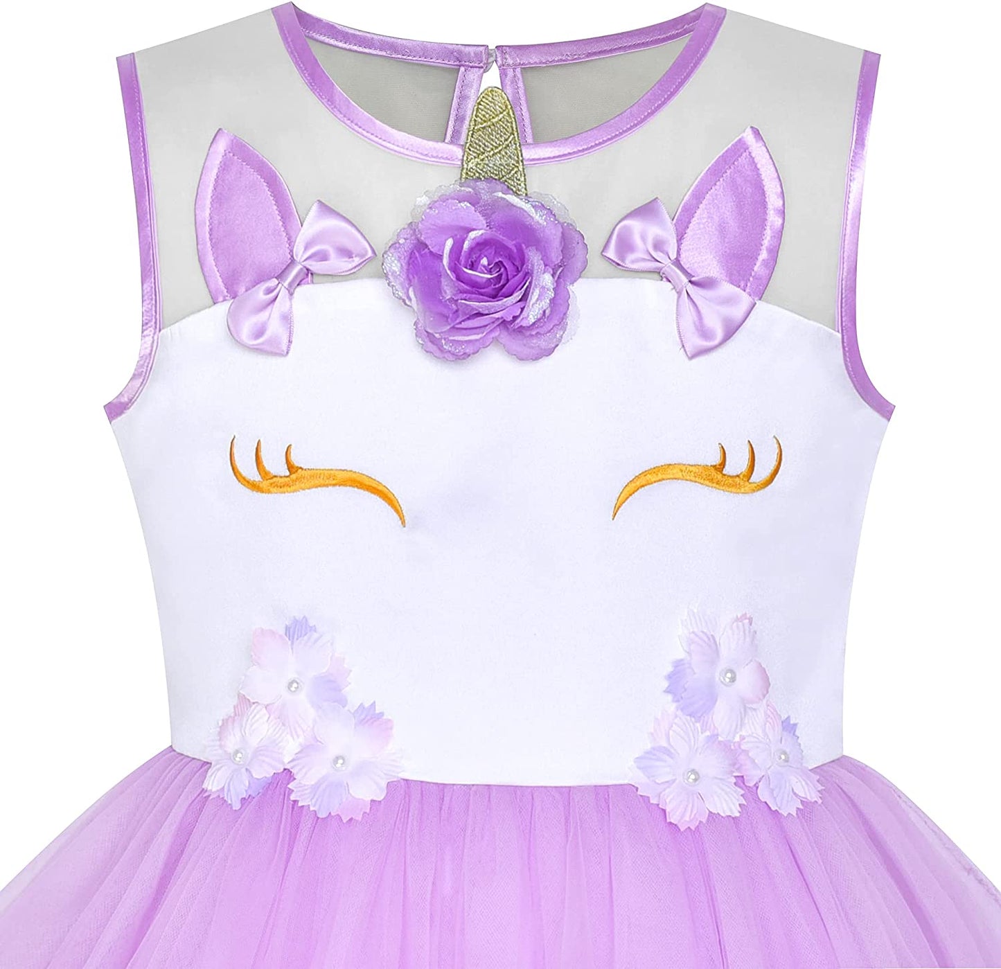 Blue Satin and Tulle Flower Girls Dress (Size 4-12)