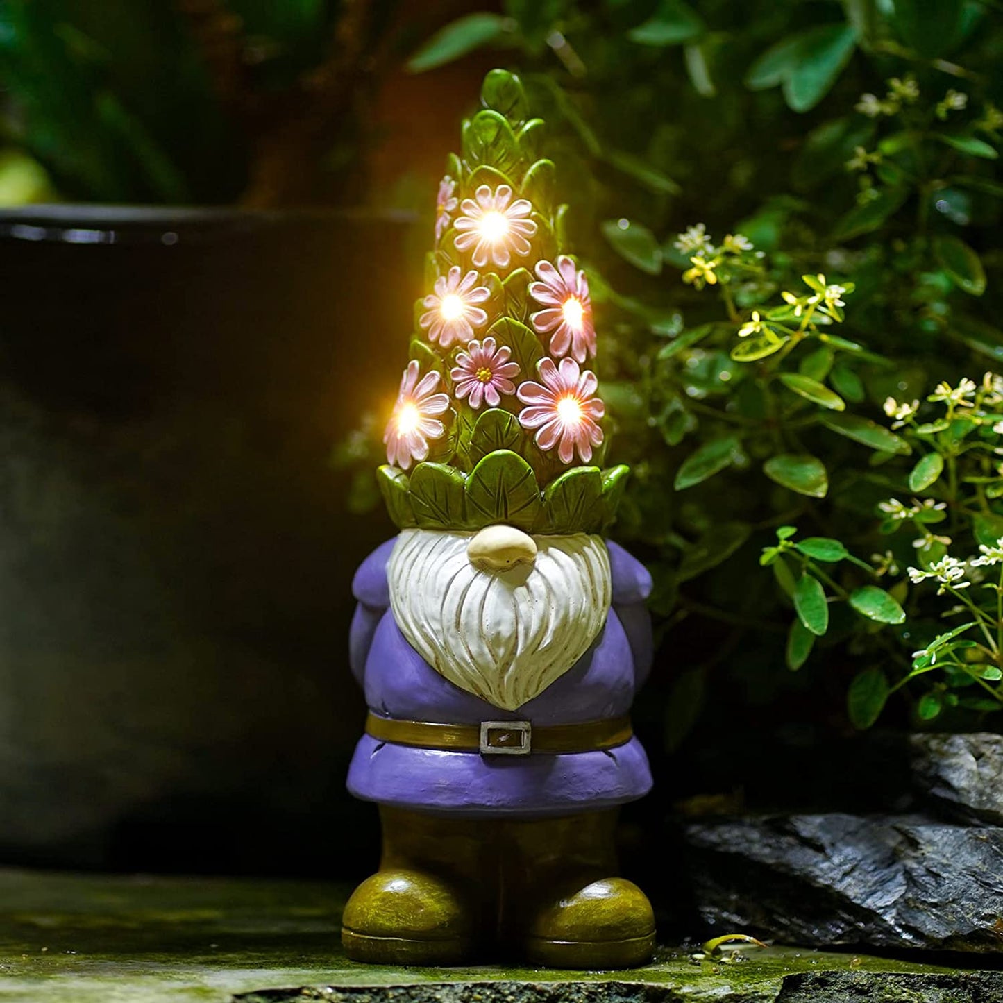 Eco-Friendly Solar-Powered Turtle Statue with LED Lights for Garden, Patio & Yard - Perfect Gift for Home Decor