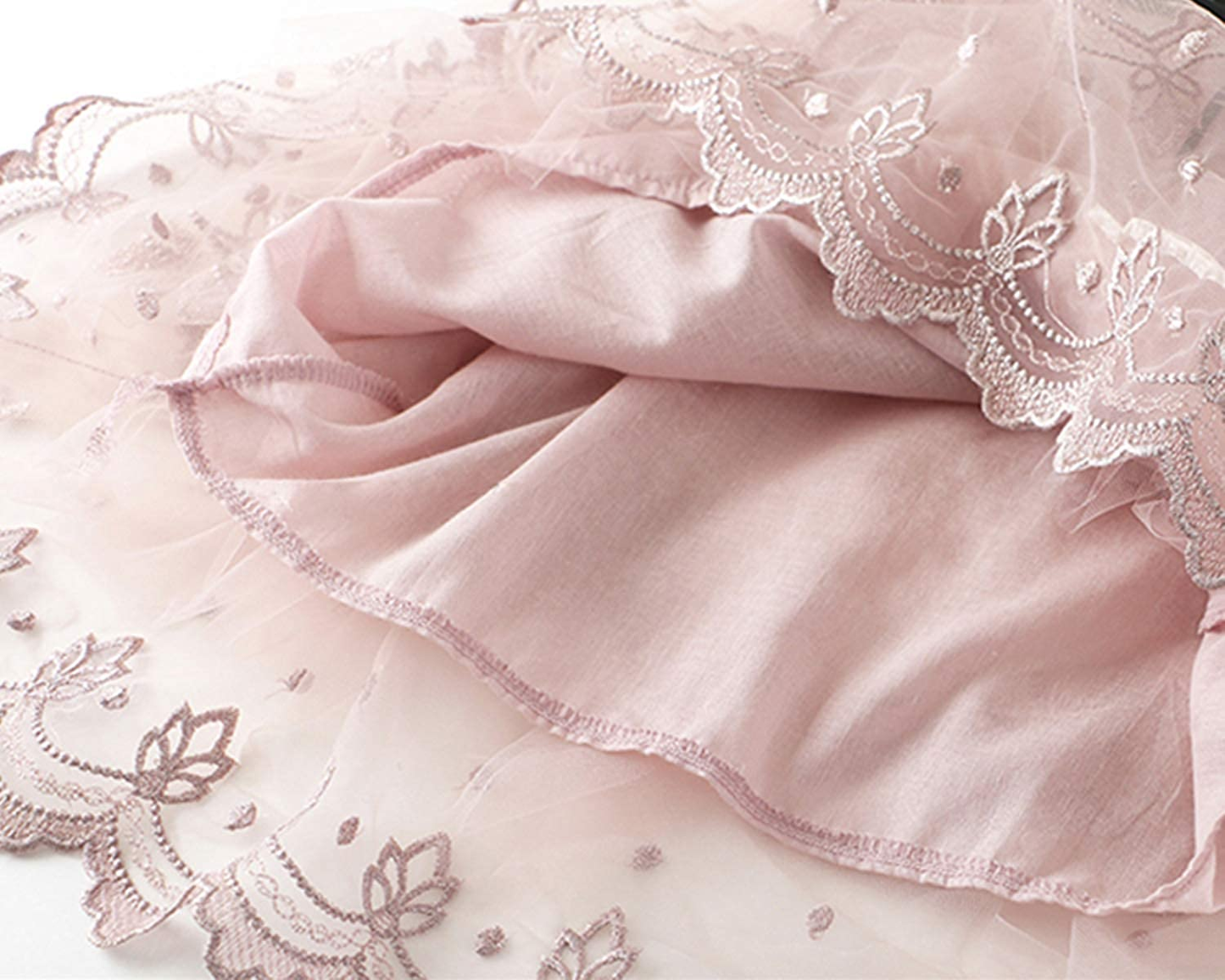 "Lace Tulle Sleeveless Flower Girl Dress for Summer Weddings - Vintage Style"