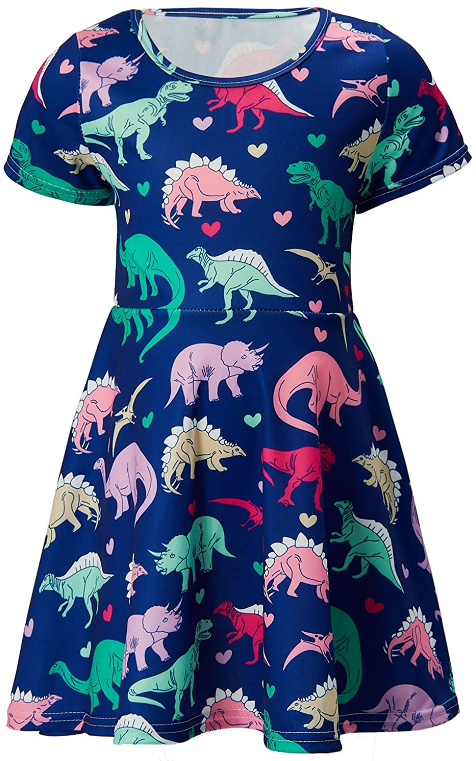 Cute Short Sleeve Dresses for Girls - Perfect for School, Parties, and More!
