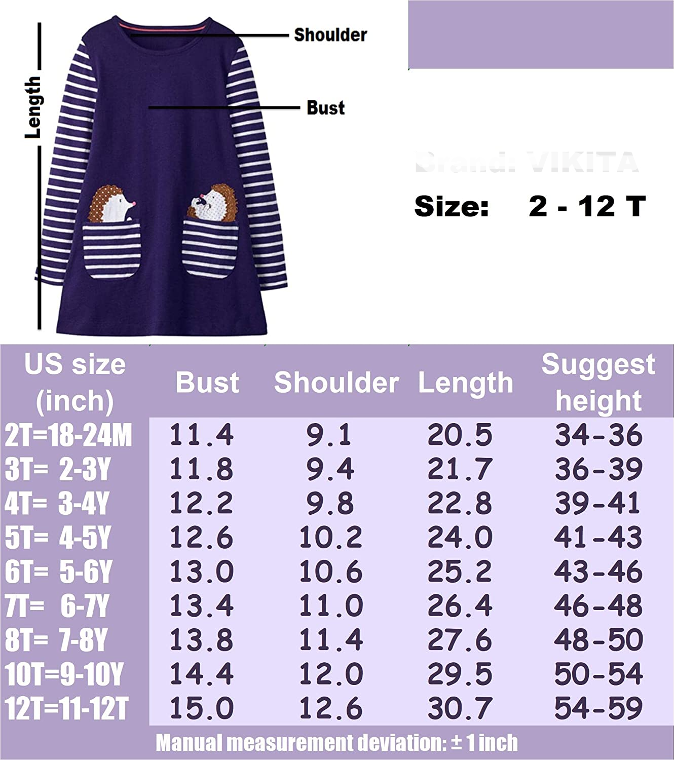 Girls Dresses Winter Long Sleeve Girl Casual Clohtes for Kids 2-12 Years