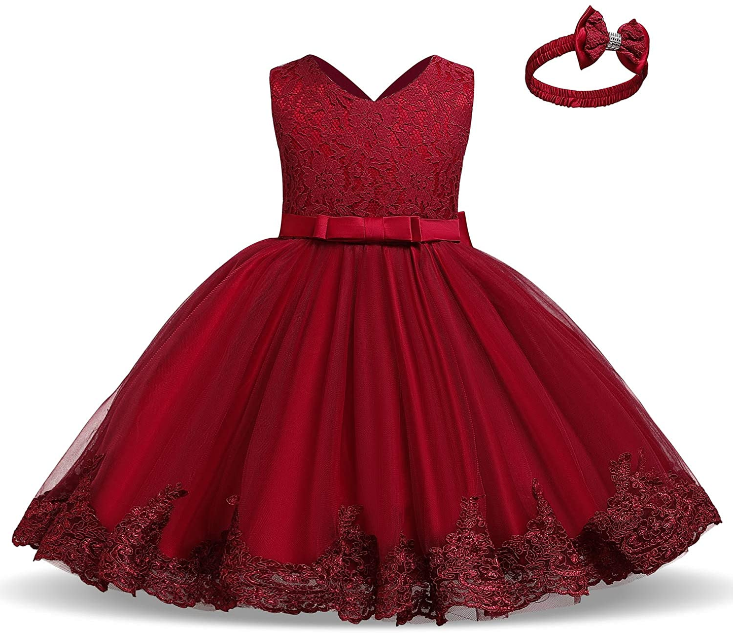 Elegant Girls' Tulle Flower Princess Dress