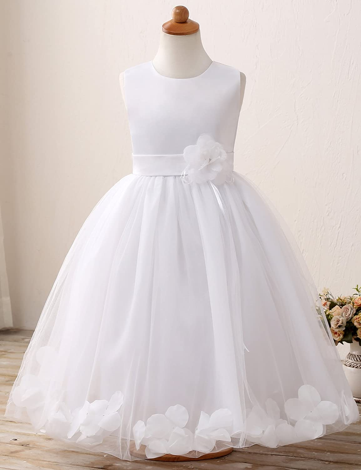 Infant Baby Girl Flower Lace Tutu Dress, Age 6-24 Months