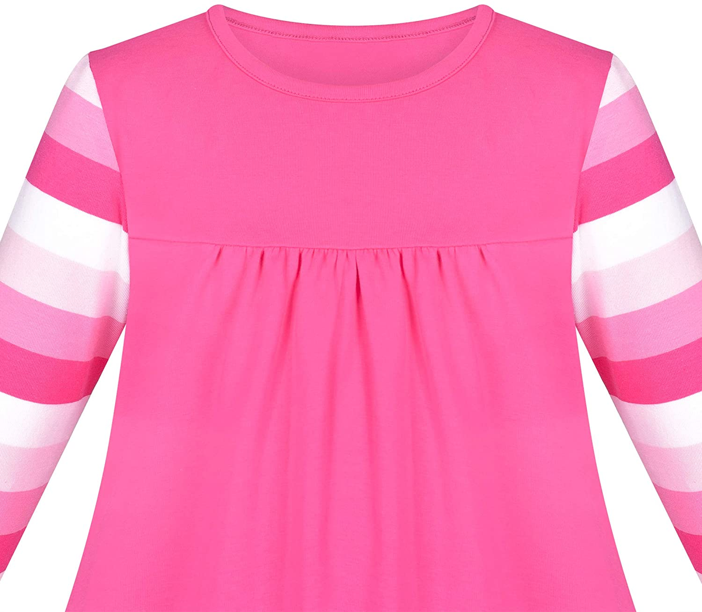 GIRLS LONG SLEEVE COTTON DRESS