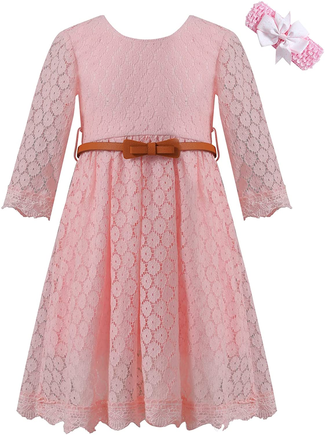 "Girls Lace Dress - Casual & Flower Girl Dresses for Toddlers"