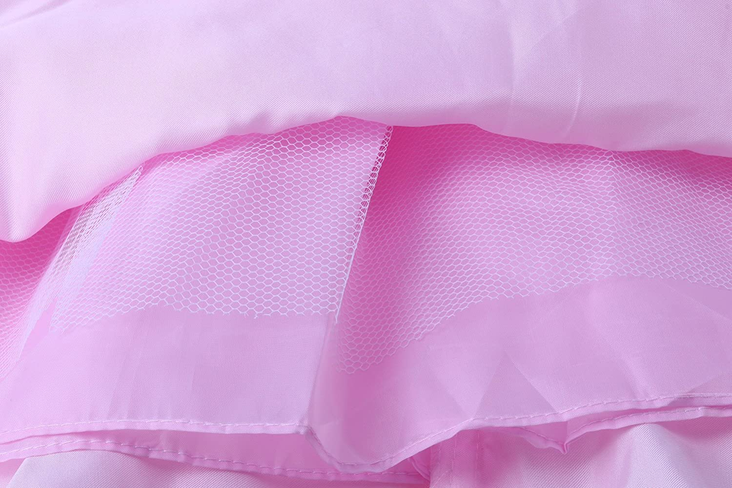 Sequin Mesh Tulle Party Dress for Girls with Flower and Bow Accents