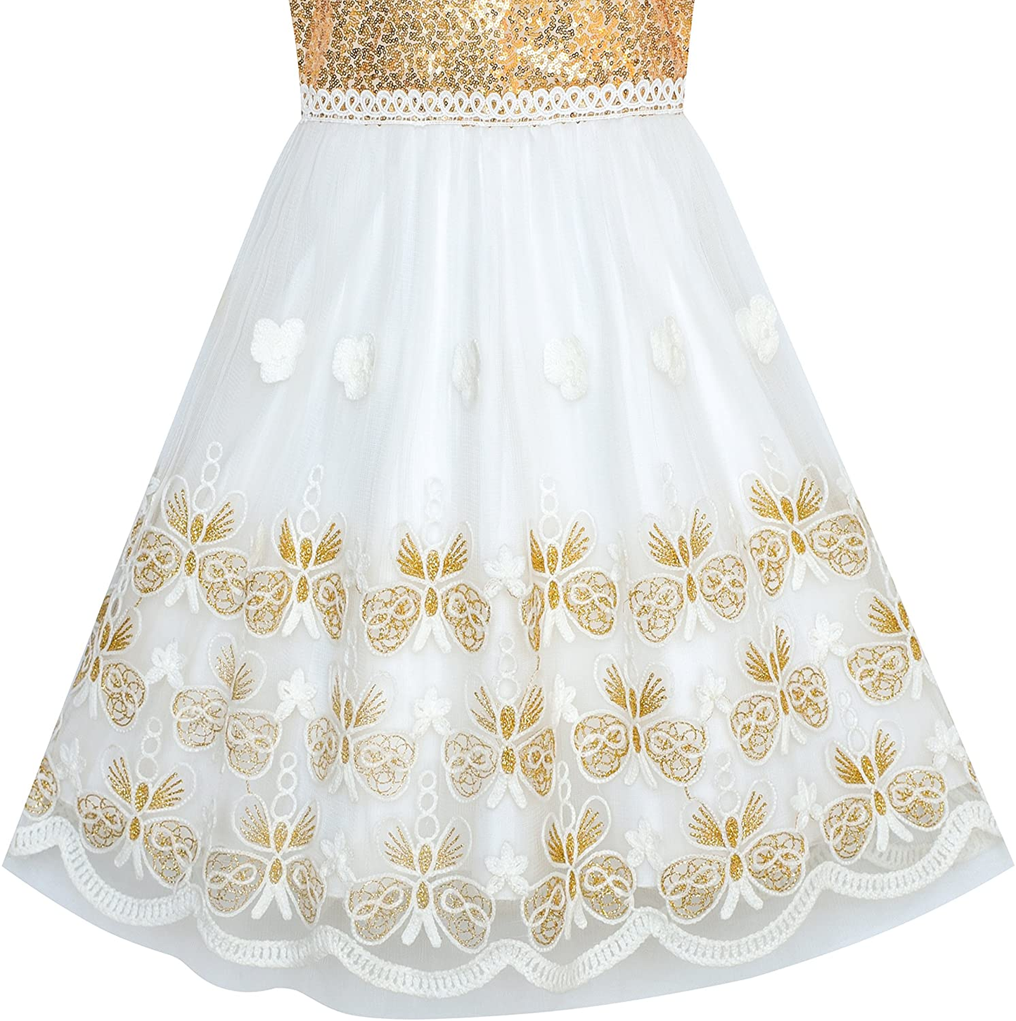 "Turquoise Embroidered Halter Party Dress for Girls"