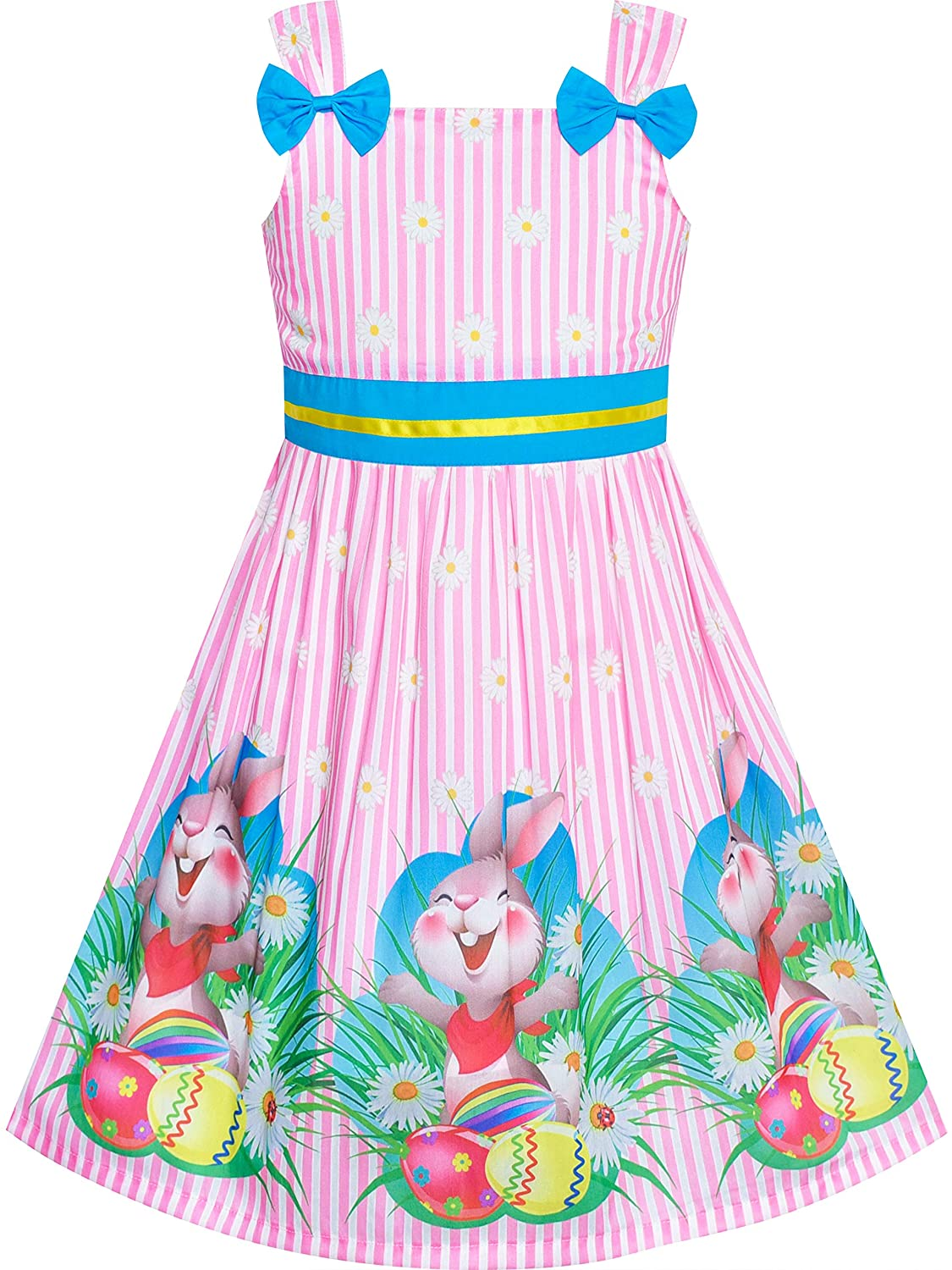 Polka Dot Bow Tie Ladybug Girls Dress