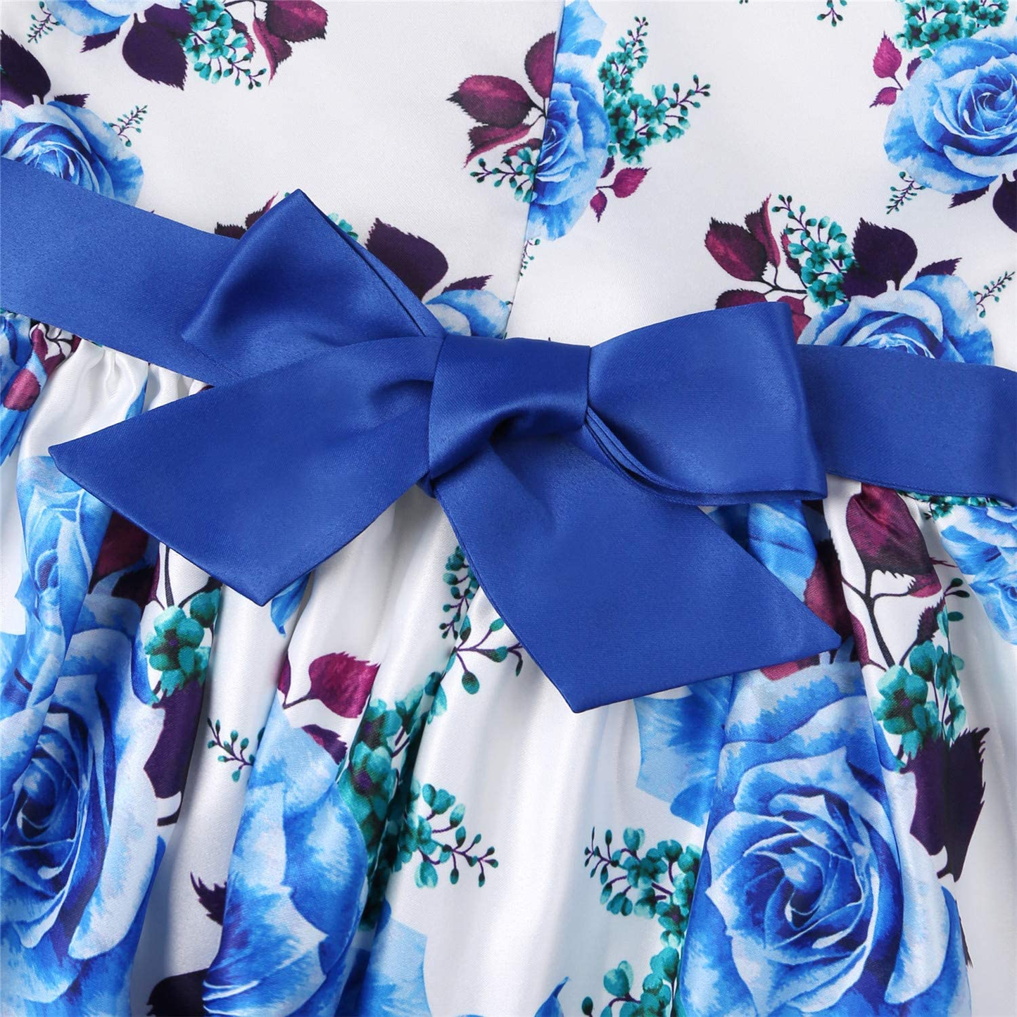 Girls Floral Print Pageant Dress, 2-9 Years