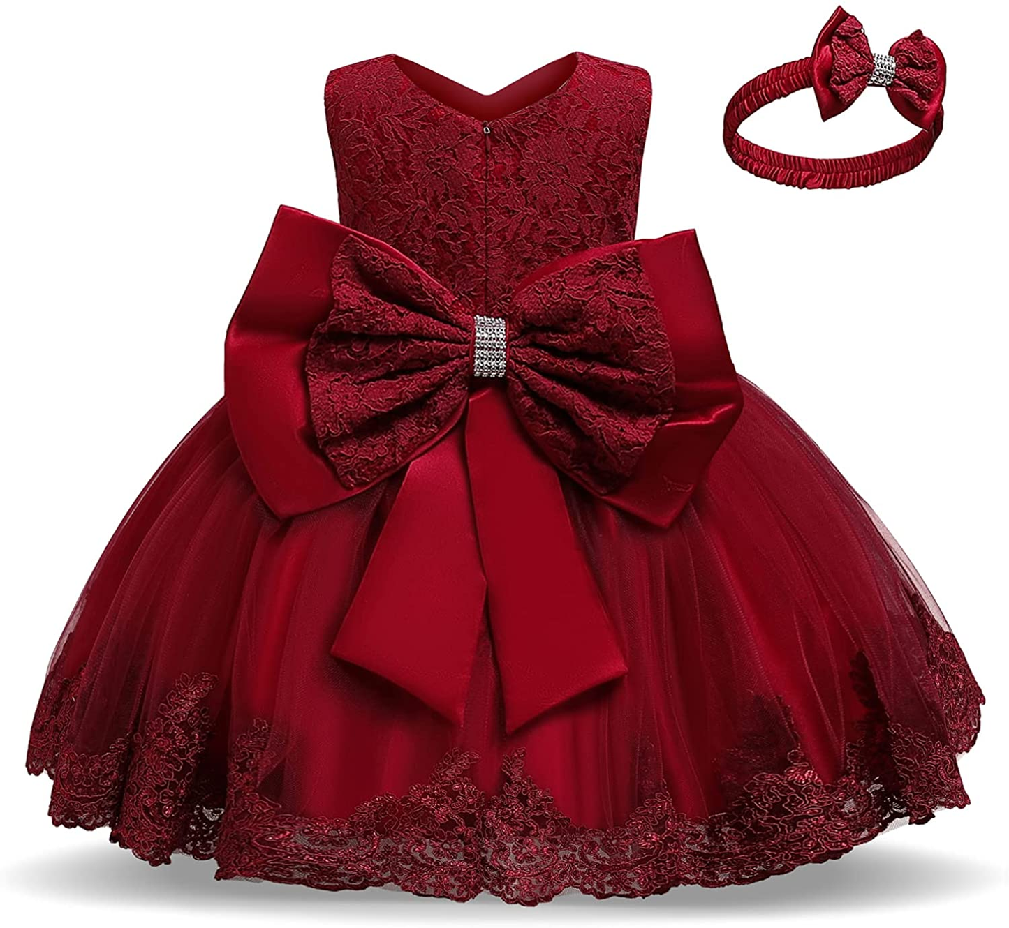 Elegant Girls' Tulle Flower Princess Dress