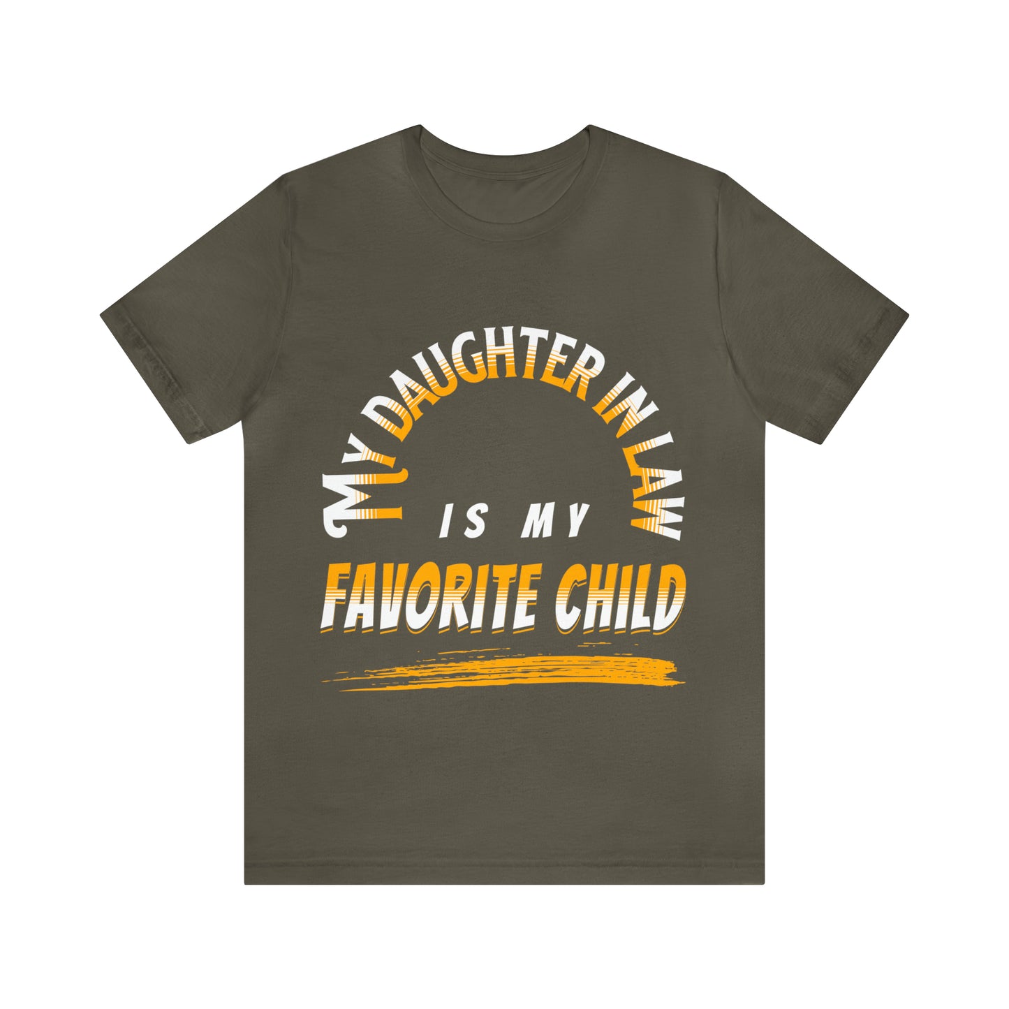 Unisex Jersey Tee - Short Sleeve | "My Favorite Child" Print | High-Quality Cotton