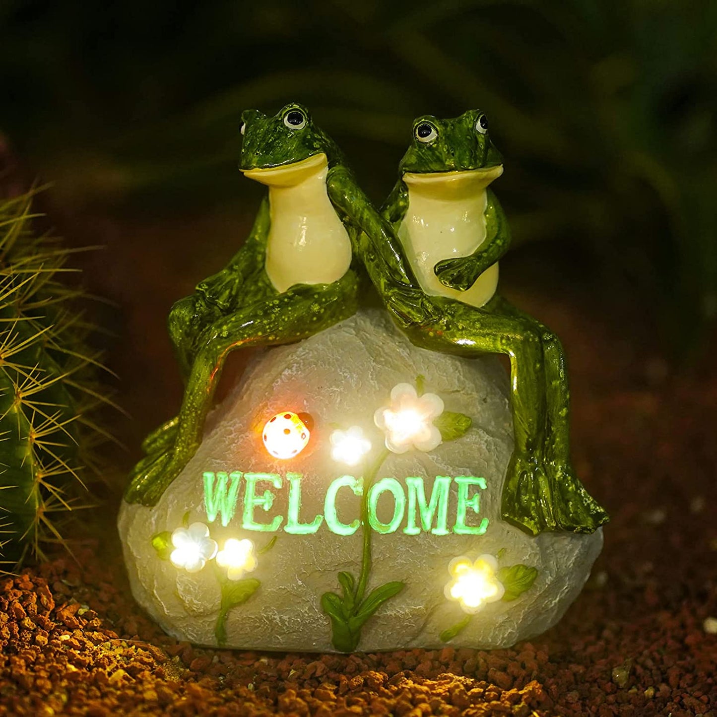Eco-Friendly Solar-Powered Turtle Statue with LED Lights for Garden, Patio & Yard - Perfect Gift for Home Decor