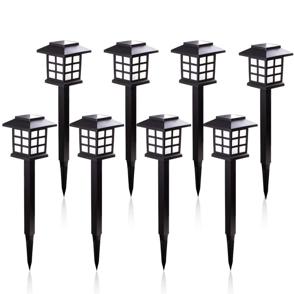 LED Solar Pathway Lights - Waterproof & Energy-Saving for Garden, Landscape, Yard, Patio, Driveway, Walkway