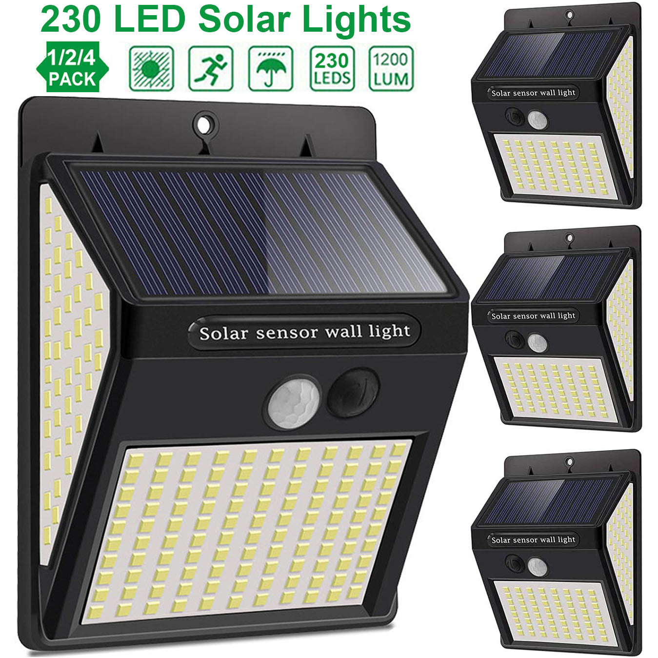 Outdoor LED Solar Light - Waterproof & Ultra-Bright for Garden, Patio, Yard, & More