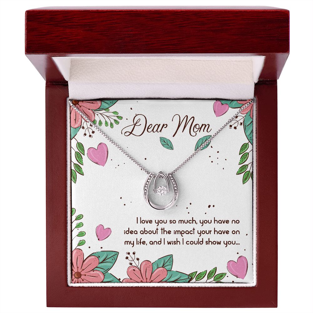 Elegant White Gold & Cubic Zirconia Pendant Necklace | A Cherished Gift for Moms | Celebrate Love and Gratitude