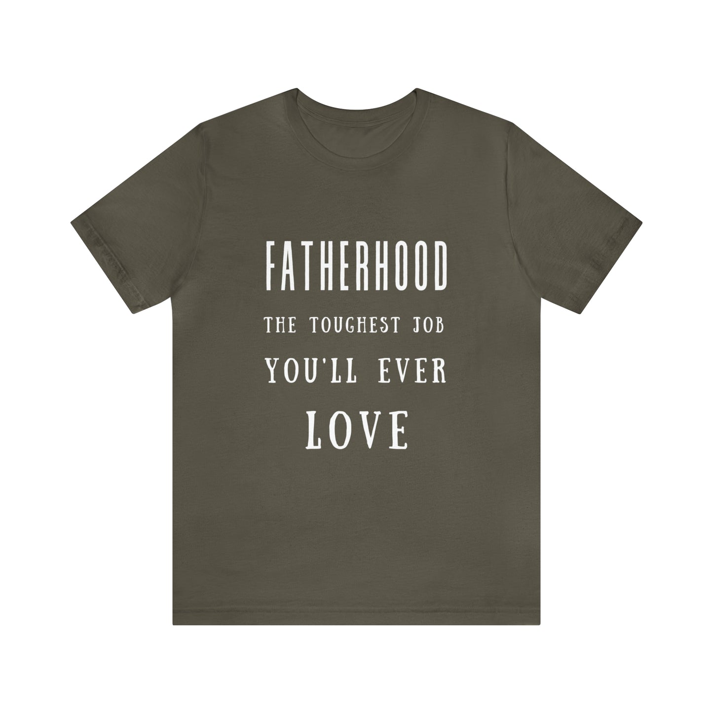 Experience Comfort: Unisex Jersey Short Sleeve Tee - Embrace Fatherhood With Style