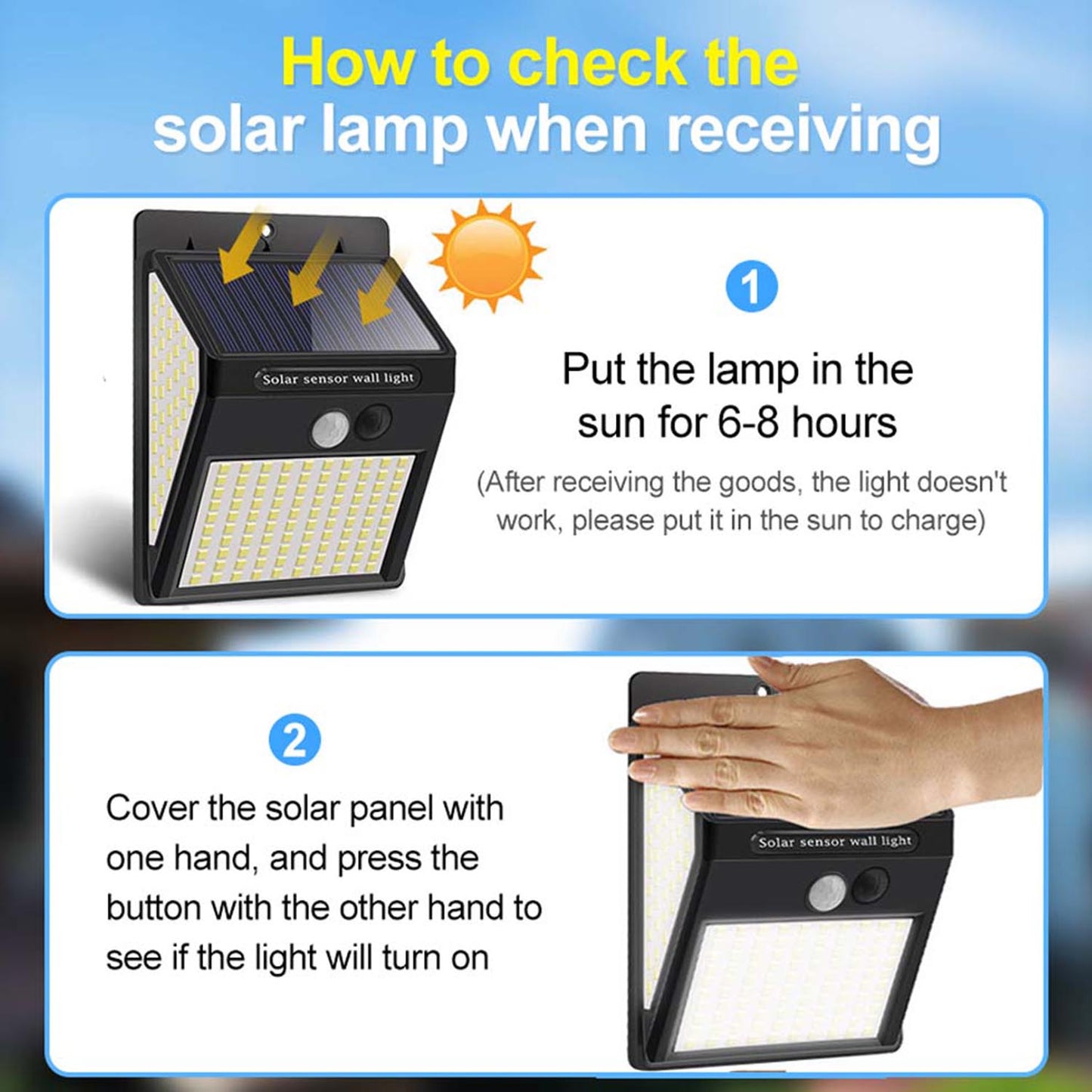 Outdoor LED Solar Light - Waterproof & Ultra-Bright for Garden, Patio, Yard, & More