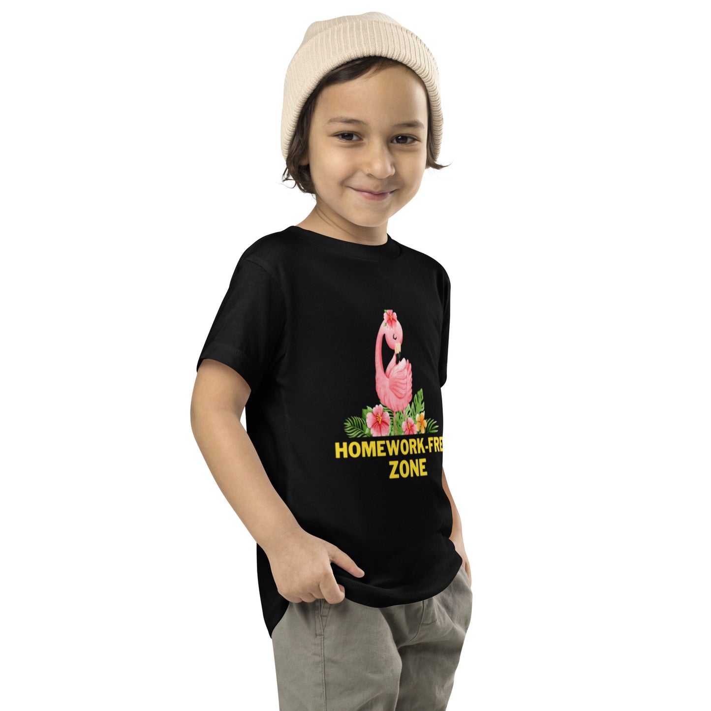 "Homework-Free Zone" - Toddler Short Sleeve Tee | Comfort Meets Style