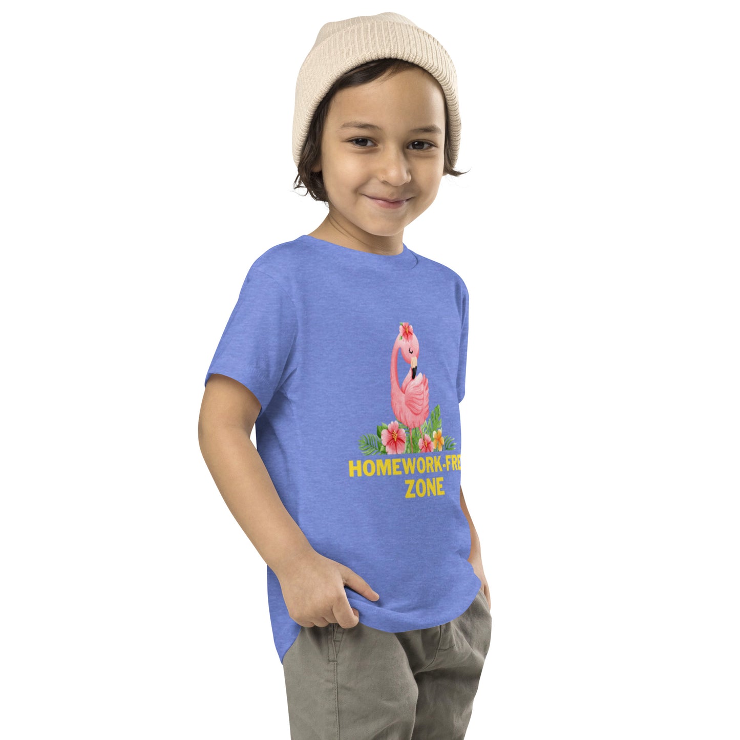 "Homework-Free Zone" - Toddler Short Sleeve Tee | Comfort Meets Style