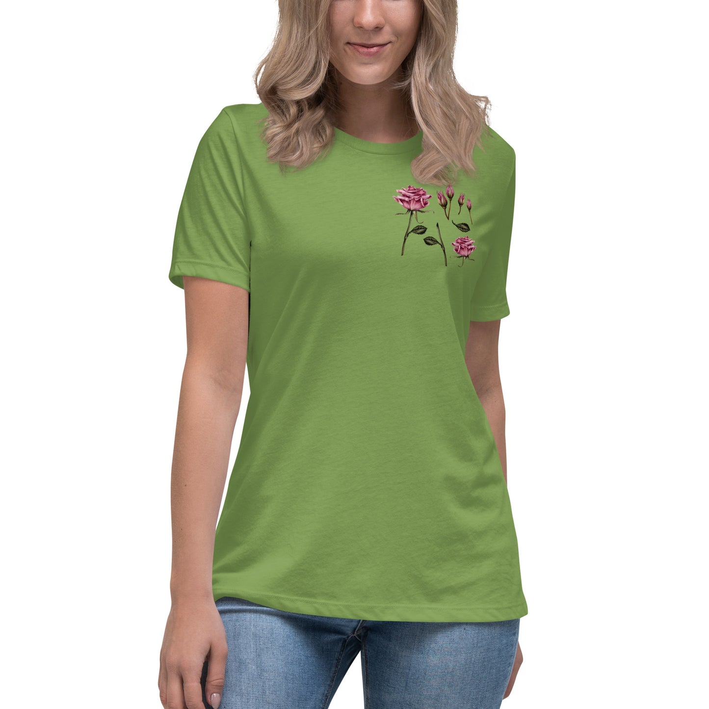 Women's Soft & Stylish Flower Print T-Shirt - Versatile & Comfortable