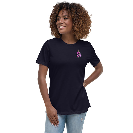"Floral Printed Women's Relaxed T-Shirt: Ultimate Softness & Comfort"