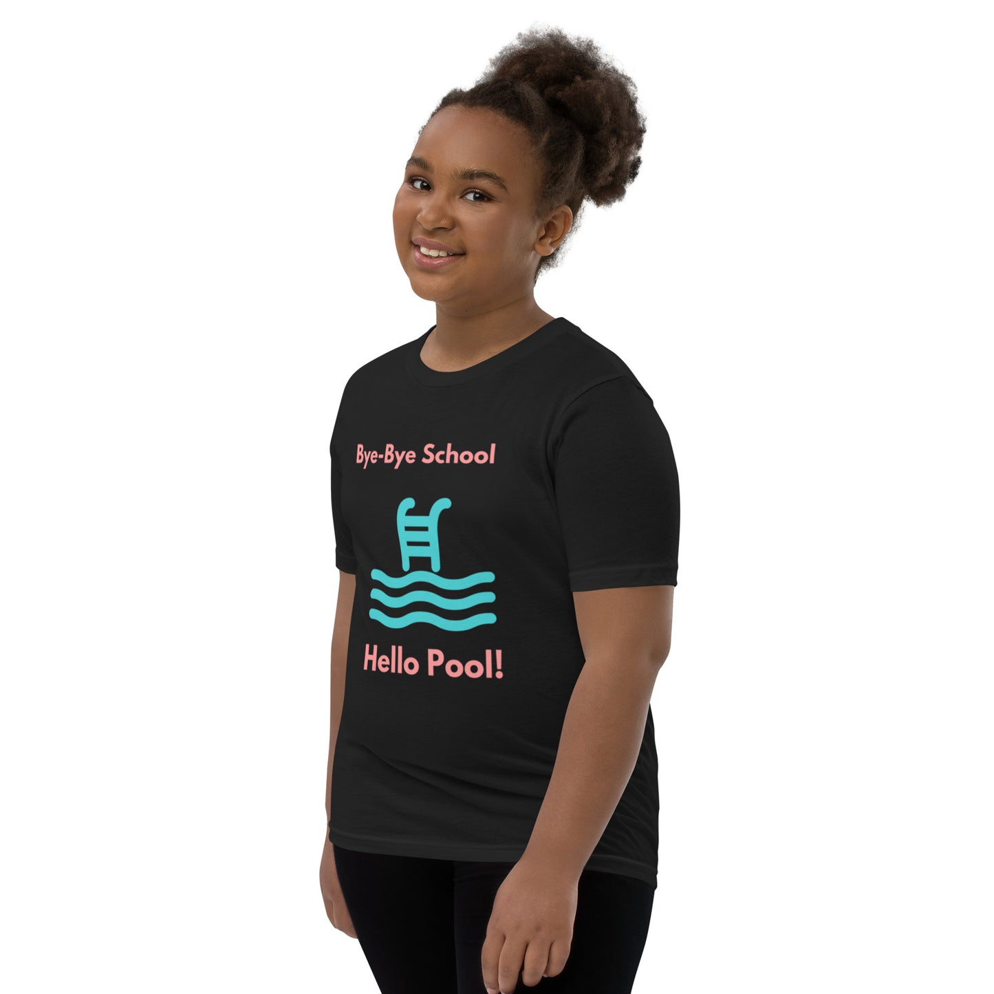 "Hello Pool, Goodbye School!" - Youth Short Sleeve T-Shirt | Comfy and Unique Design