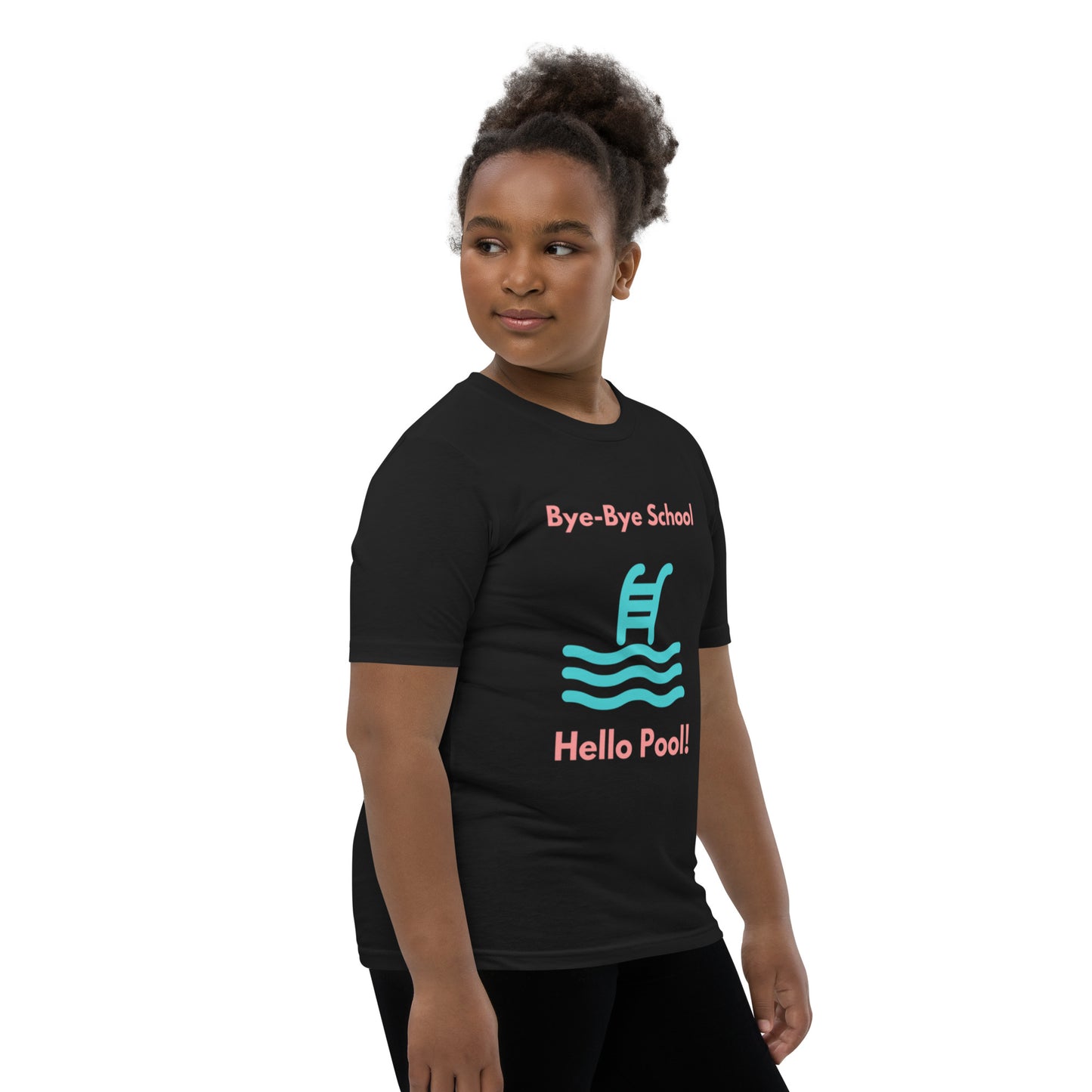 "Hello Pool, Goodbye School!" - Youth Short Sleeve T-Shirt | Comfy and Unique Design