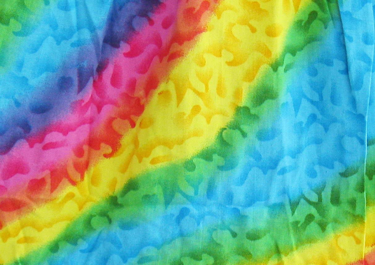  Rainbow Smocked  Girls Dress 
