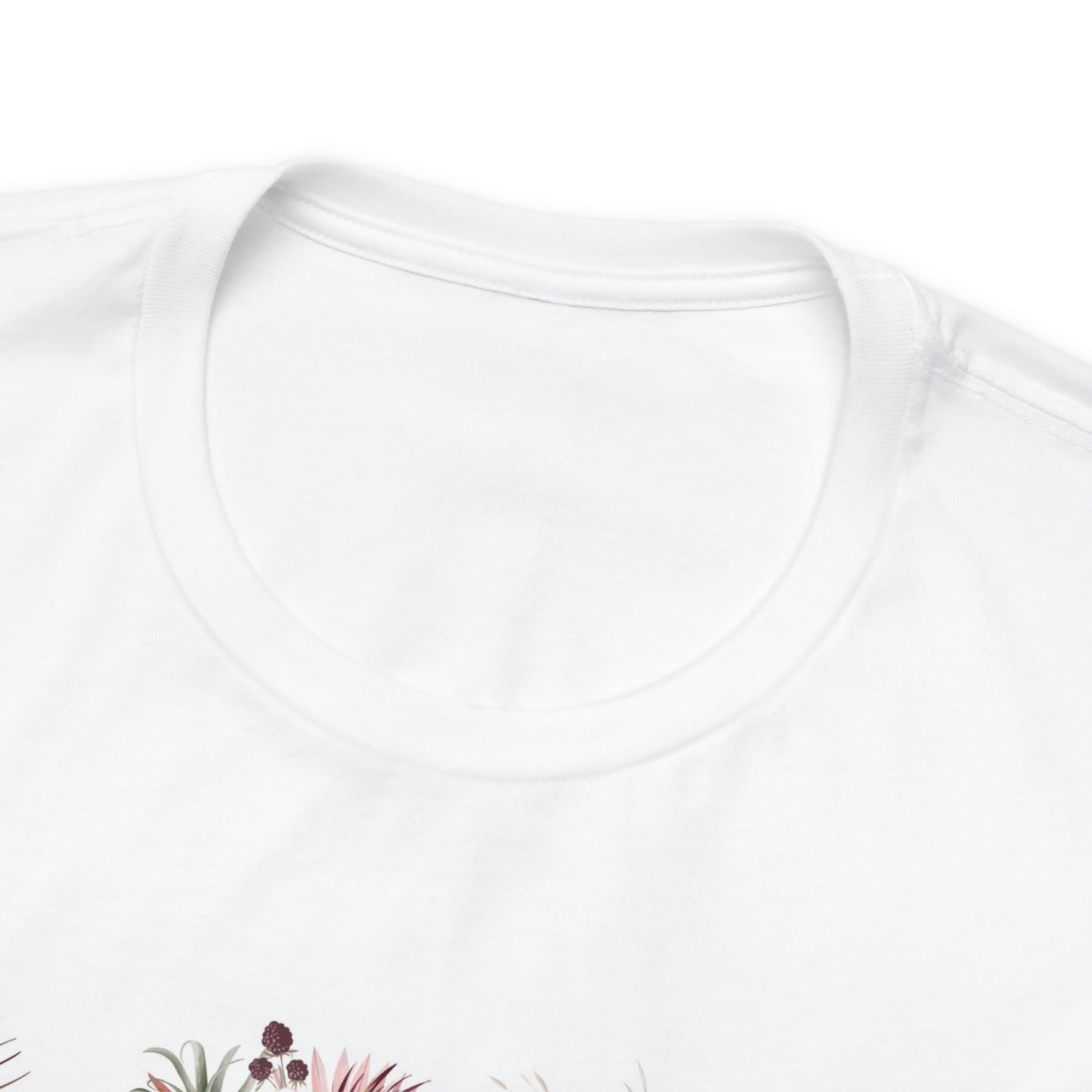 Unisex Boho Flower Design Tee - Comfortable & Stylish Short Sleeve Shirt