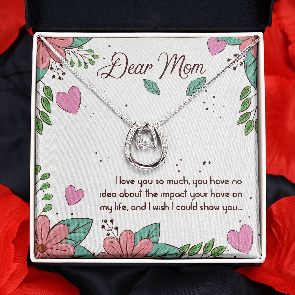 Elegant White Gold & Cubic Zirconia Pendant Necklace | A Cherished Gift for Moms | Celebrate Love and Gratitude